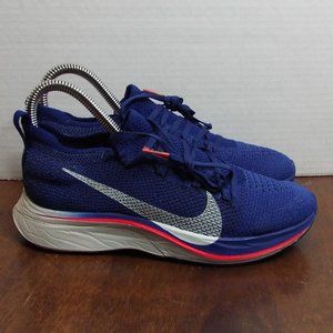 🆕️Nike Vaporfly 4% Flyknit “Deep Royal” Blue Ghost Aqua Men’s Sz 4 AJ3857-400